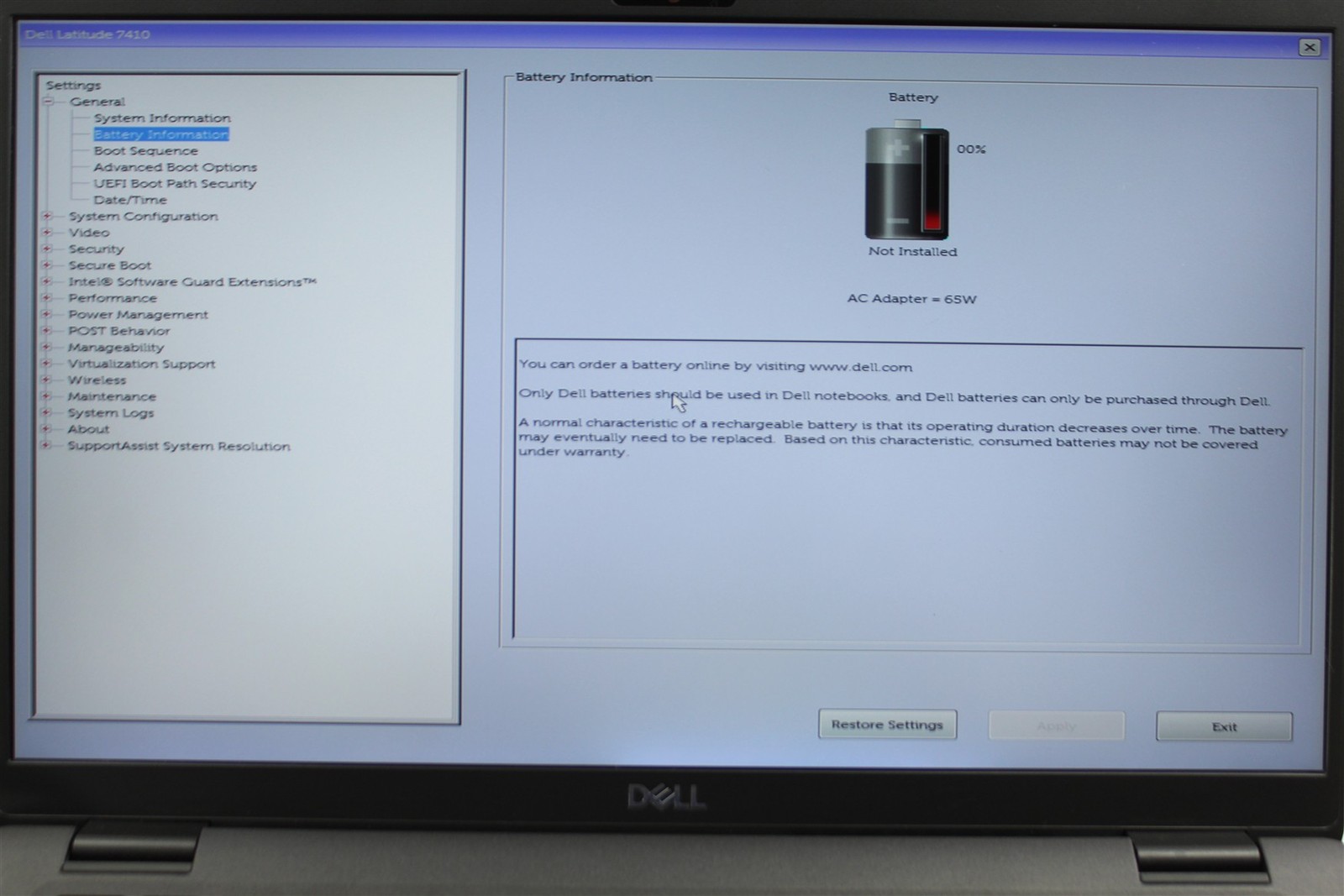 Dell Latitude 7410 14″ FHD i7-10610U 1.8GHz 256GB SSD 16GB RAM NO OS