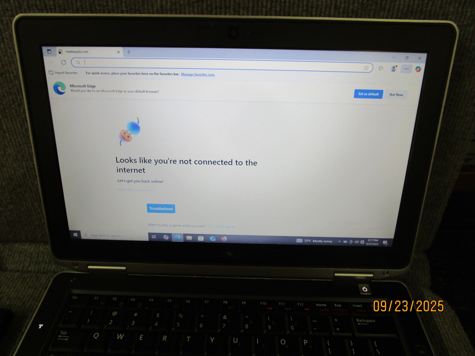 Dell Lap Top Computer I7 500gb 12gb Ram w Docking Station