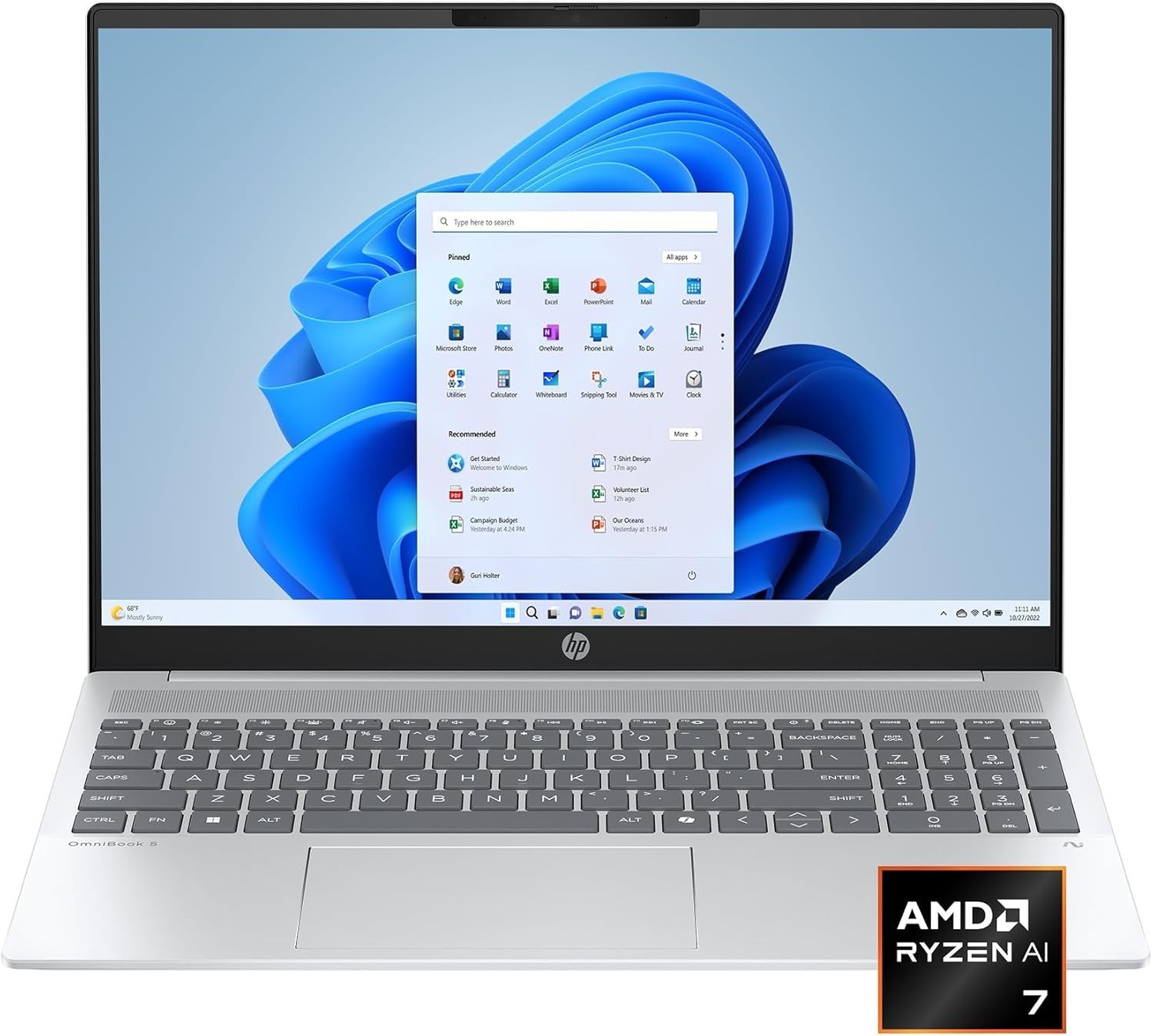 HP OmniBook 5 16″ WUXGA Ryzen 7 8840U 16GB 512GB SSD Win11 Laptop (Refurbished)