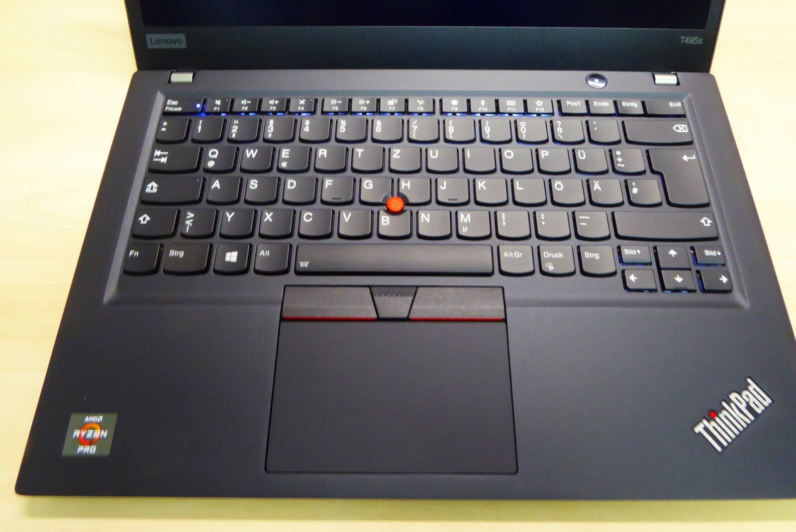 LENOVO THINKPAD T495s AMD RYZEN7 PRO 3700U VEGA 16G 512G CAPTAIN LAPTOP