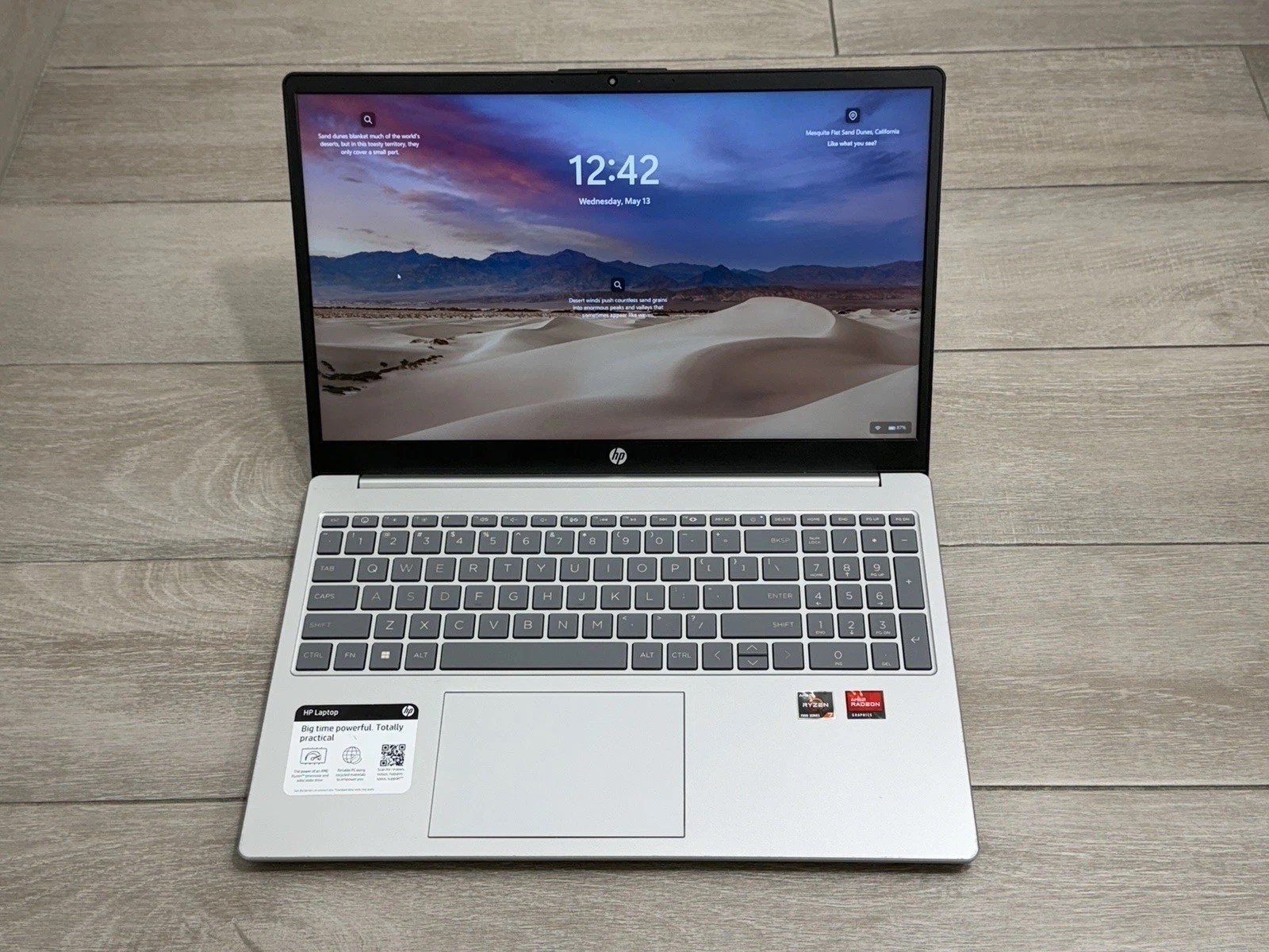 HP Laptop 15-FC0127NR 15.6″ Laptop Ryzen 7-7730U 16GB RAM 1TB NVMe SSD Win-11