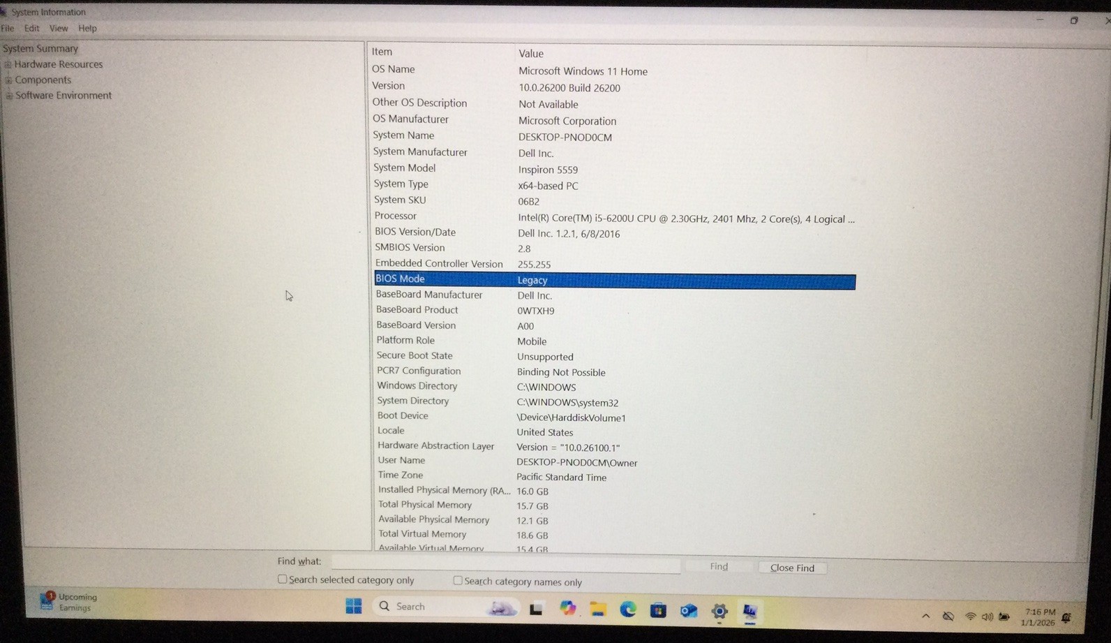 Up To 512GB SSD with Window 11 Home Pre-installed Legacy HW, CPU/TPM2 Check Off