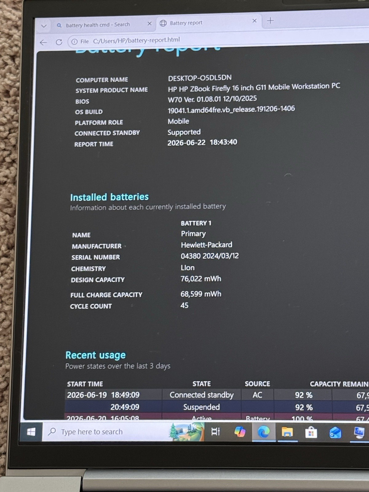 HP ZBook Firefly 16 G11 FHD+ 1.4 GHz Ultra 7 165H 16GB 256GB SSD Backlight/