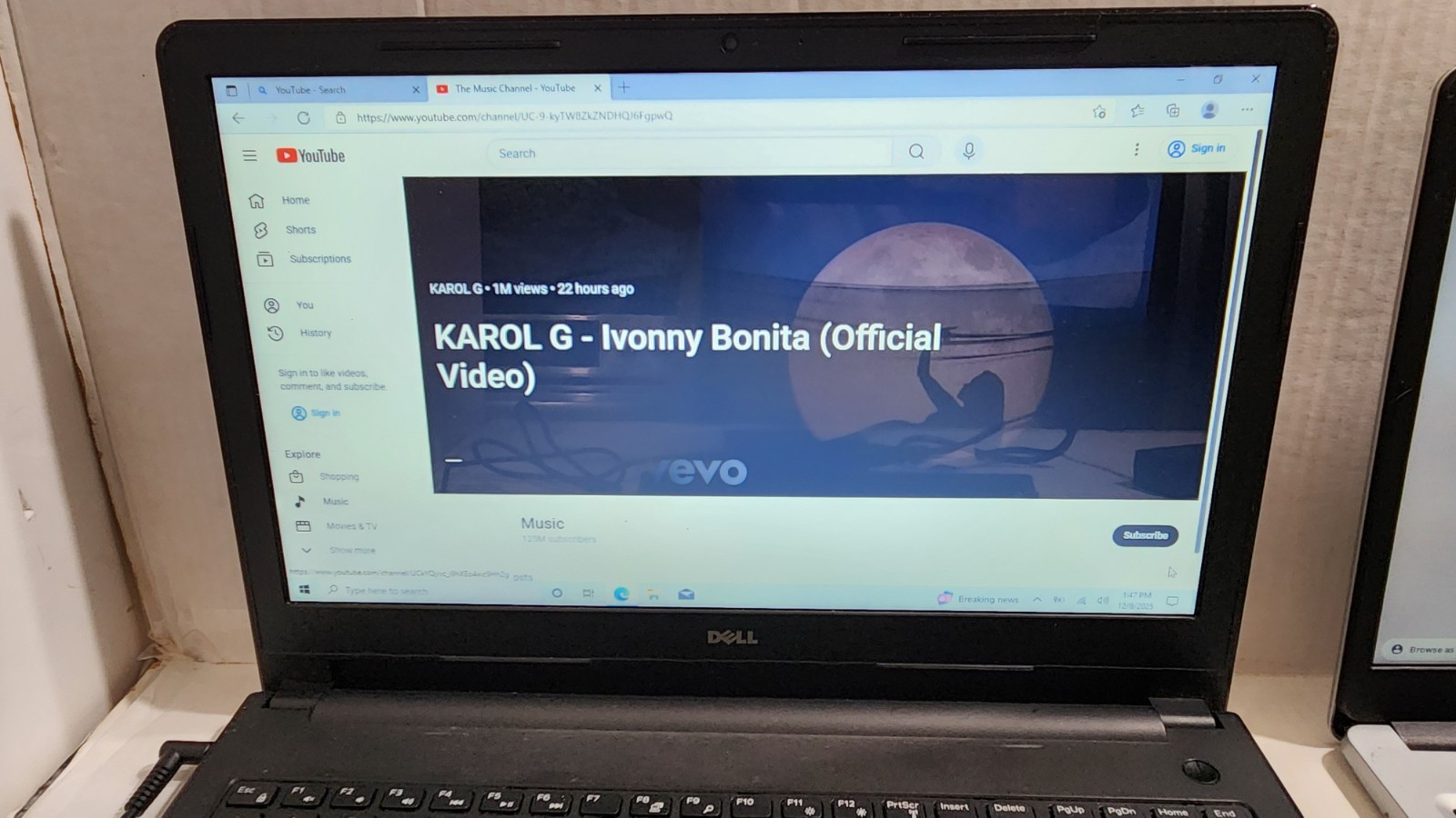 Lot Of 2 Laptops DELL Inspiron 1TB, 15 3000 intel i3 , ACER Chromebook 3h Series