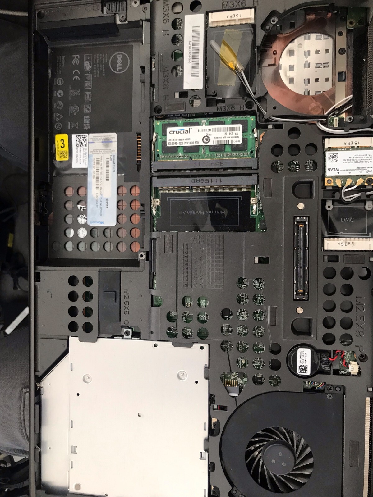 Dell Precision M4600 15.6″ i7-2620M 2.7GHZ500 HDD 4GB RAM NO OS