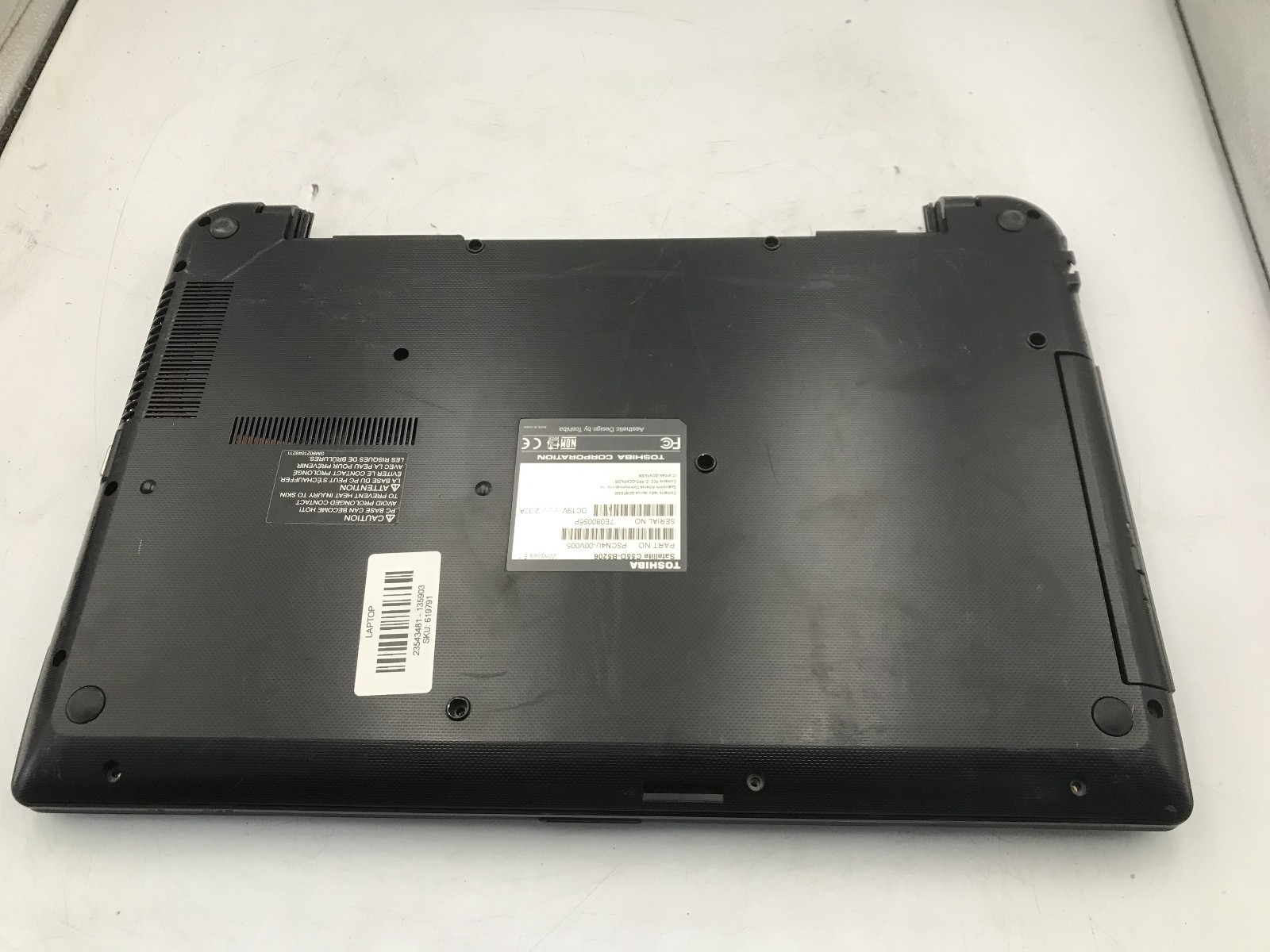 TOSHIBA SATELLITE C55D B5206 – BOOTS TO BIOS – AMD A8 6410 – 4GB RAM – READ – BB