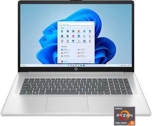 HP 17.3″ HD IPS Laptop AMD Ryzen 5 7430U 8GB RAM 512GB SSD