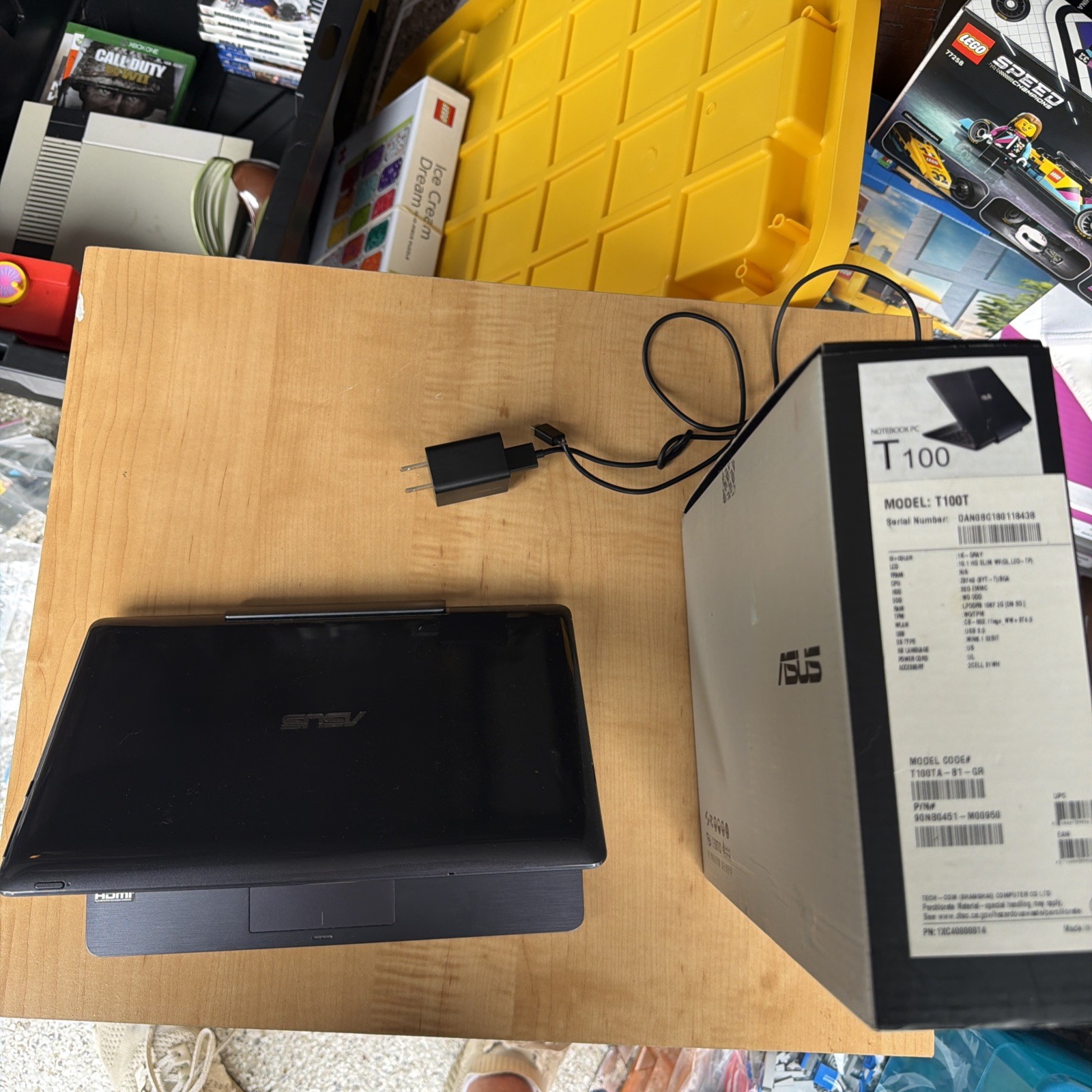 ASUS Transformer Book T100TAM- Does NOT Power On – For Parts F4