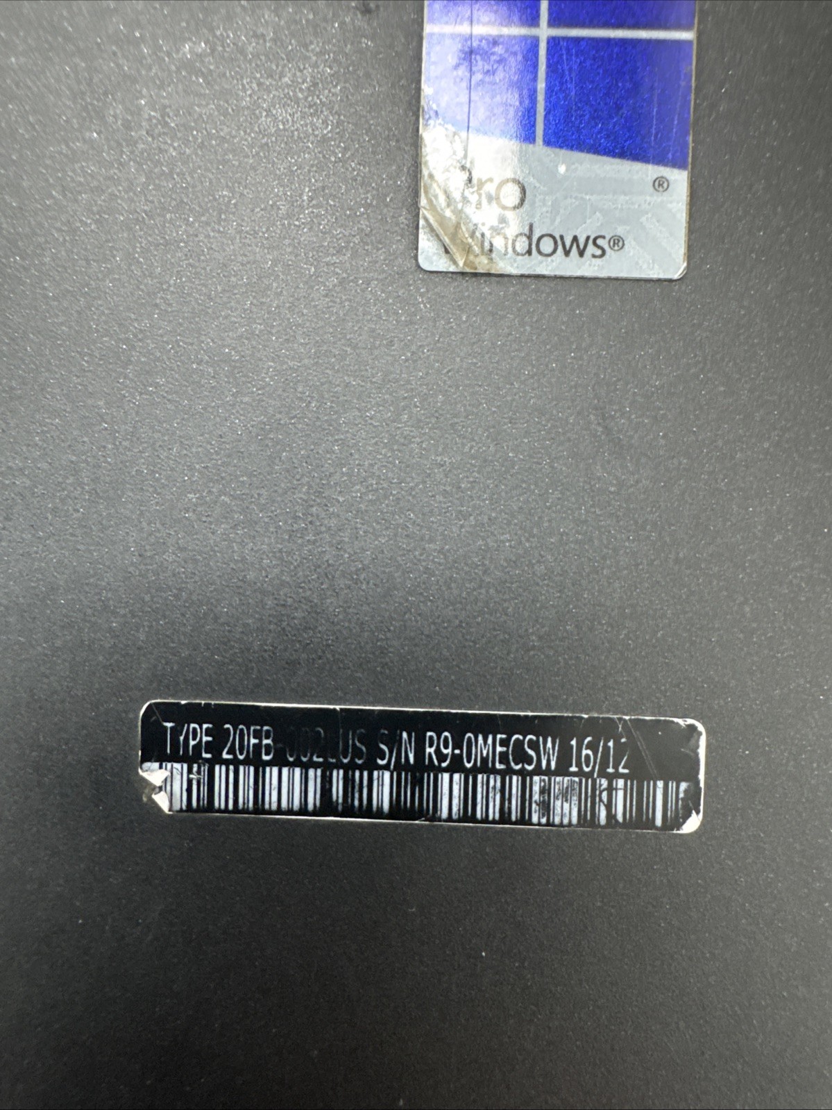 lenovo thinkpad x1 carbon 4th gen i7 (boots to bios)