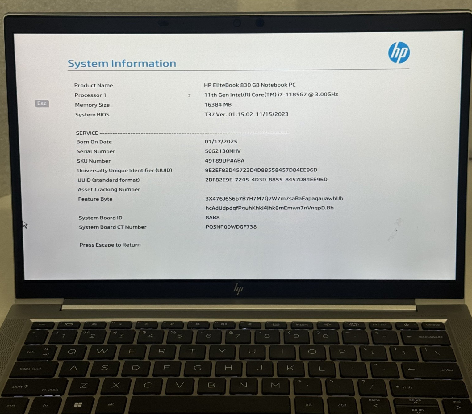 HP EliteBook x360 830 G8 Notebook 13″ i7-1185G7 3.0GHz 16GB RAM 256GB SSD #HP68