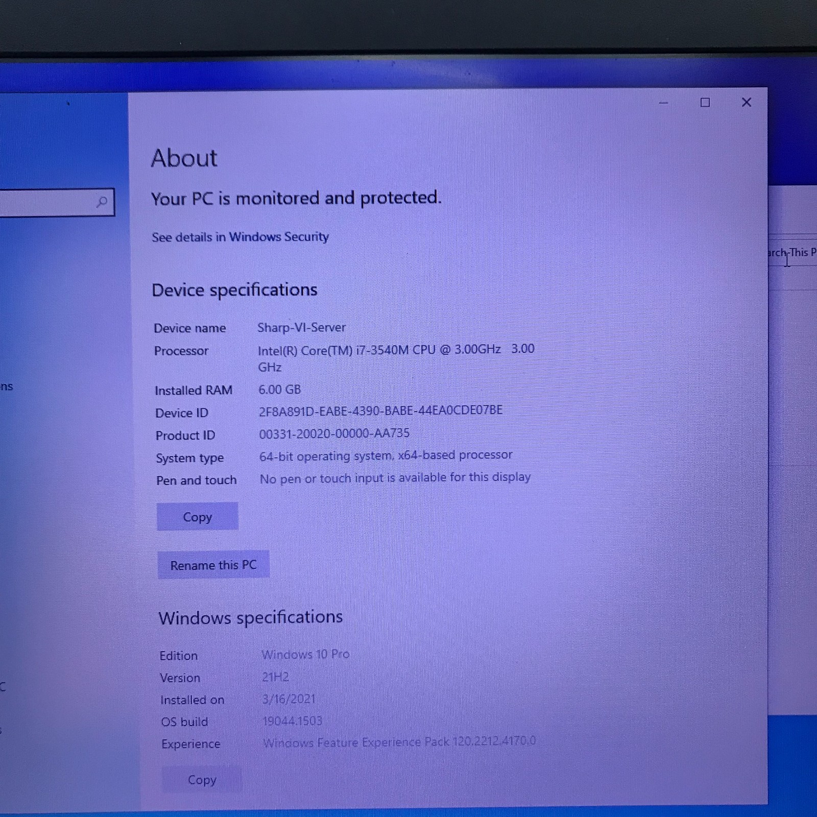 Dell Latitude E6430 Laptop i7-3540M 3.00GHz 6GB RAM 250GB HDD (Windows 10 Pro)