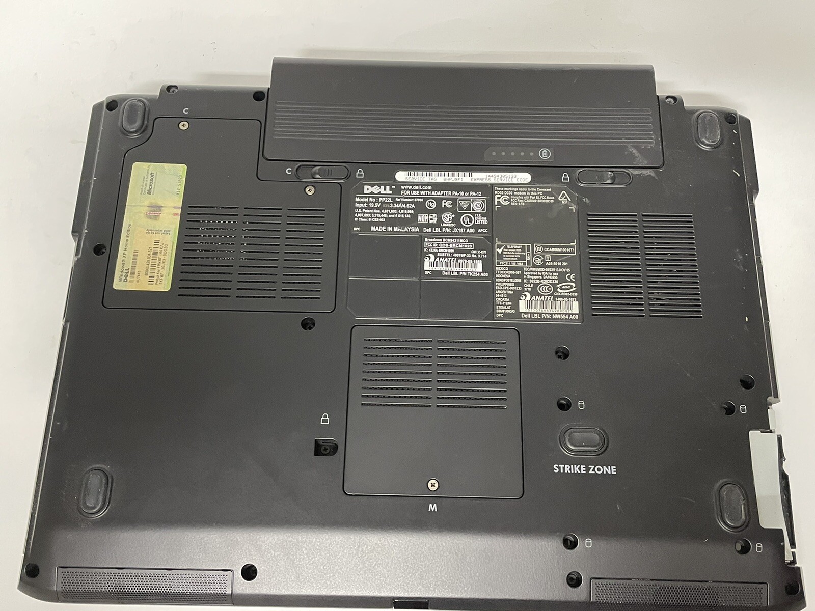 Dell Inspiron 1520 Laptop Untested Cracked Screen Freeship