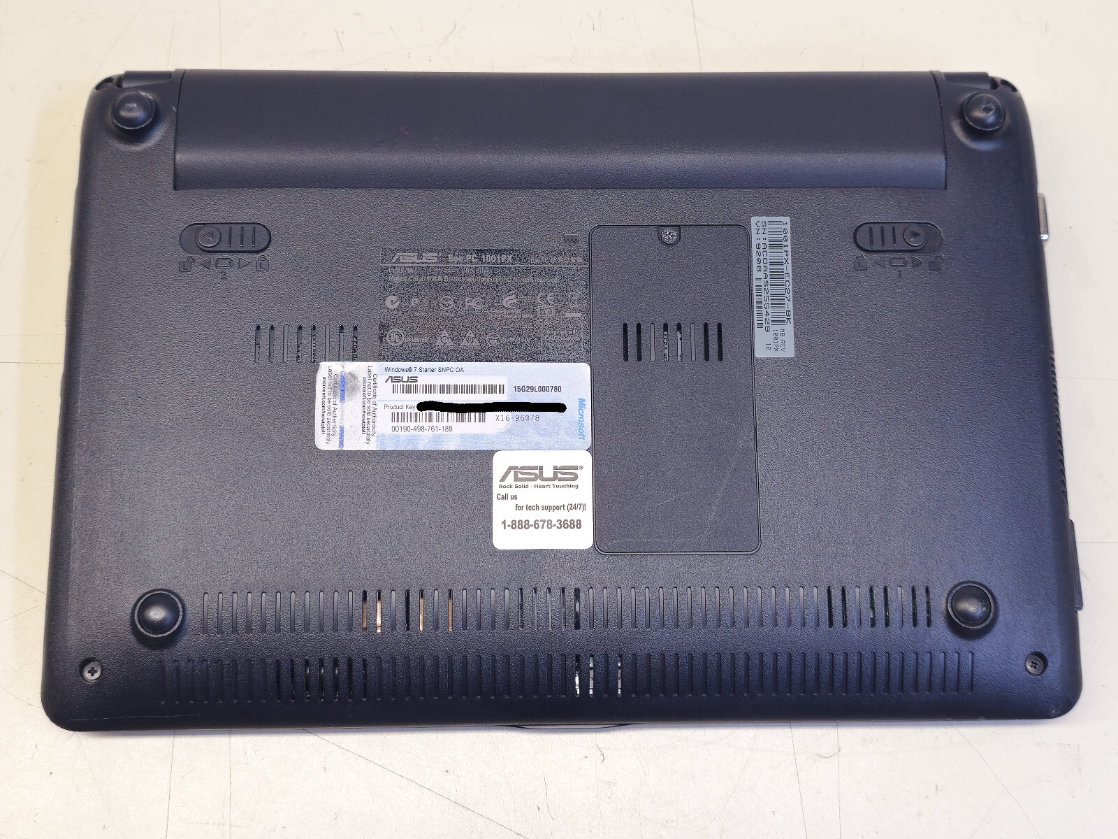 Asus EeePC 1001PX 10.1″ Atom N450 + 2GB + 250GB Windows 7 Starter TESTED