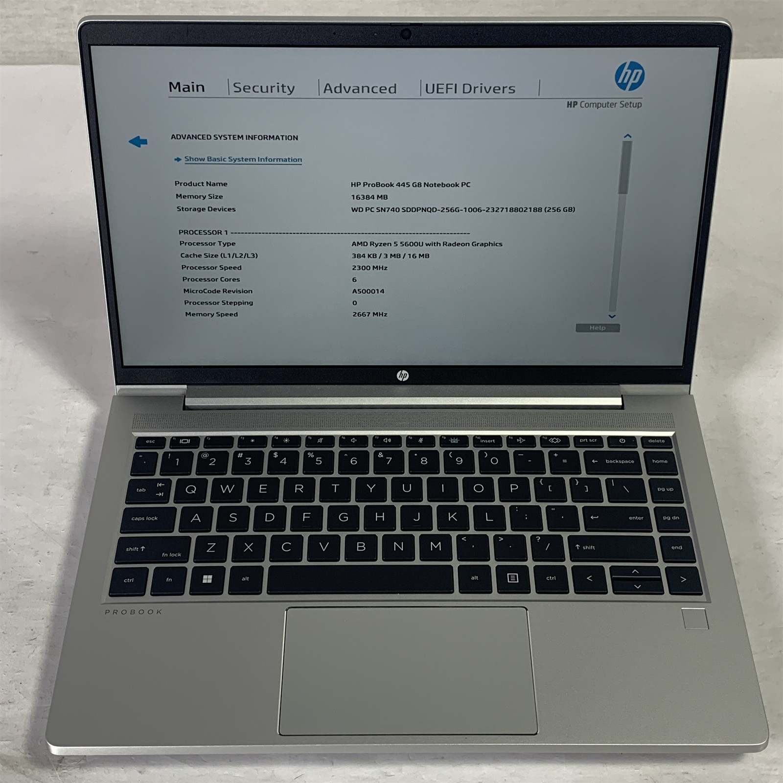 HP ProBook 445 G8 14″ Laptop Ryzen 5 5600U 2.3GHz 16GB 256GB NVMe SSD – Win11