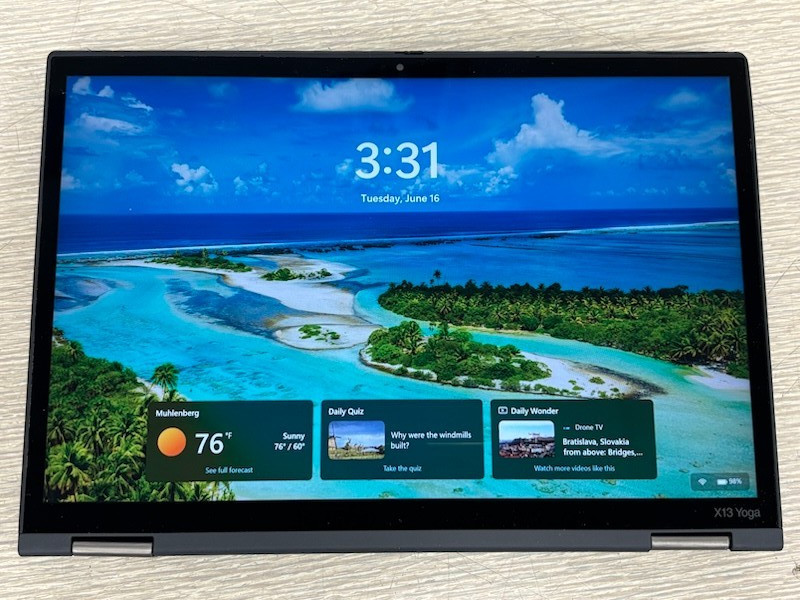Lenovo ThinkPad X13 Yoga Gen2 Touch i5-1145G7 16GB 256GB SSD W11P ~screen issue