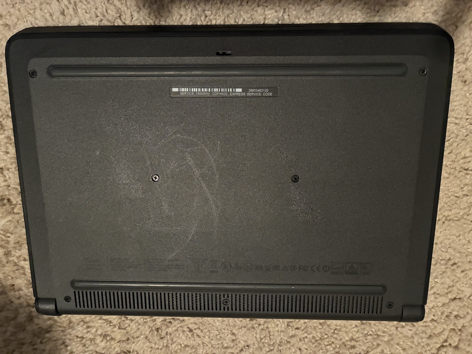 Dell Chromebook Touchscreen P22T
