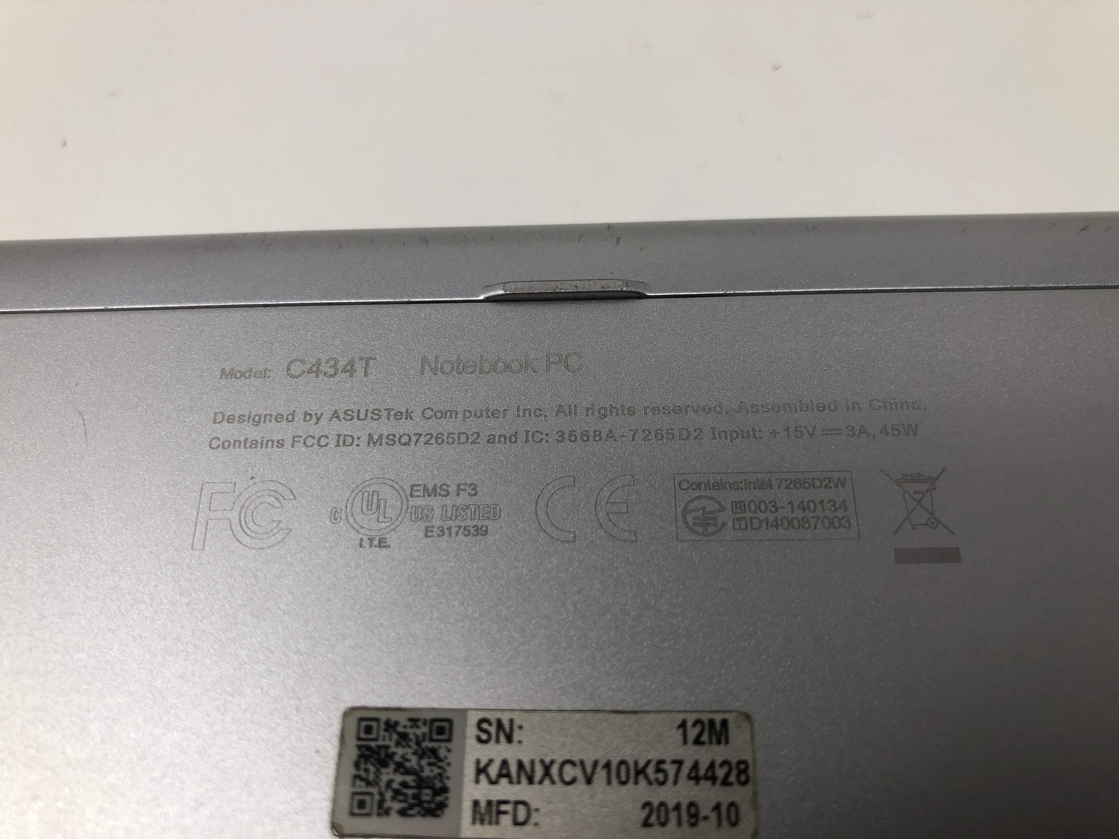 C434T ASUS Chromebook Flip Computer 8th Gen Intel Core M3-8100Y