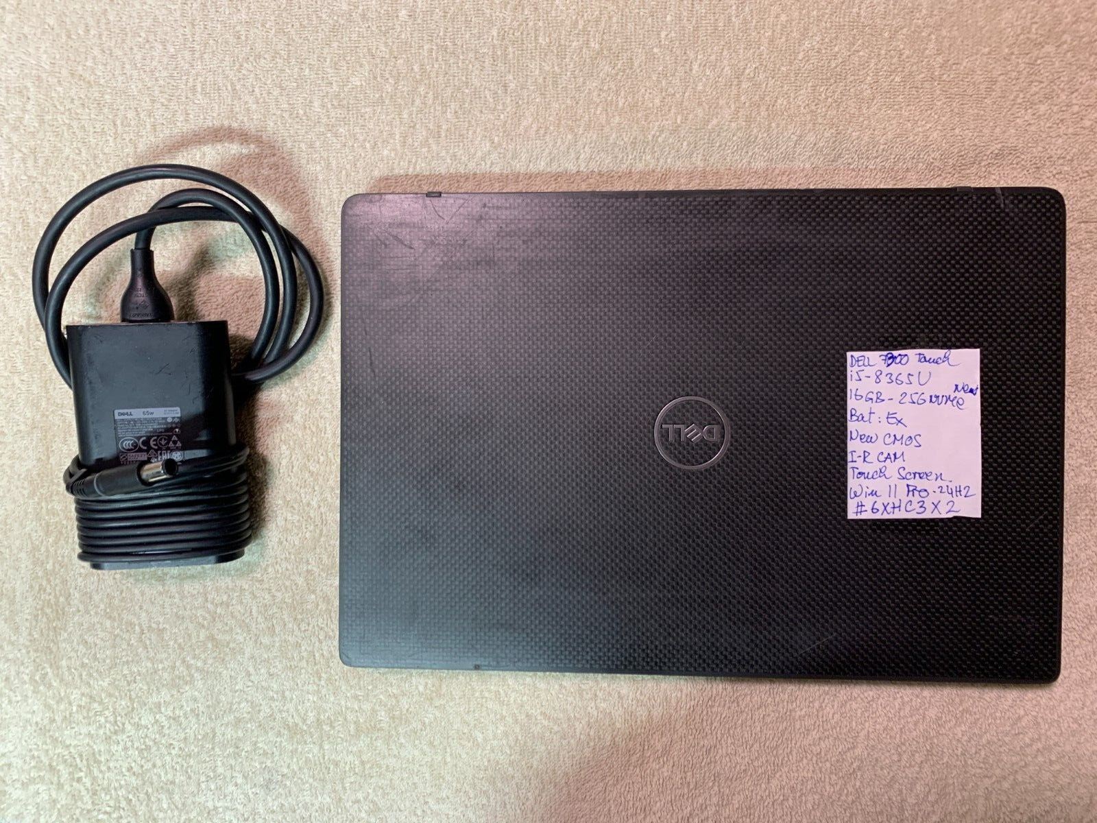 Dell Latitude 7300-Touch IR-Cam i5-8365u,16GB-256GB NVMe Windows 11 Pro #6XHC3X2