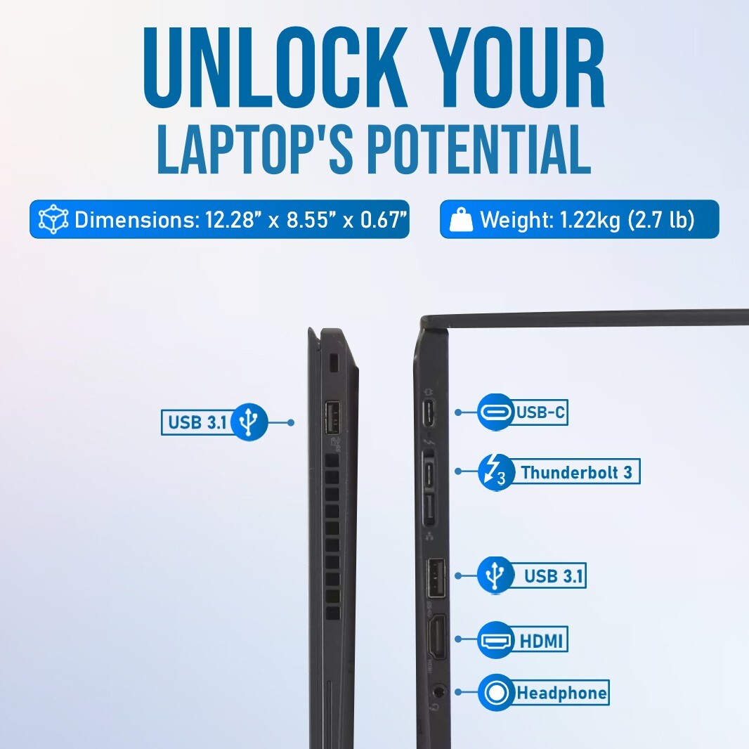 Lenovo ThinkPad X390 13″ Intel i5-10210U 8GB RAM 500GB NVMe SSD Windows 11 Pro