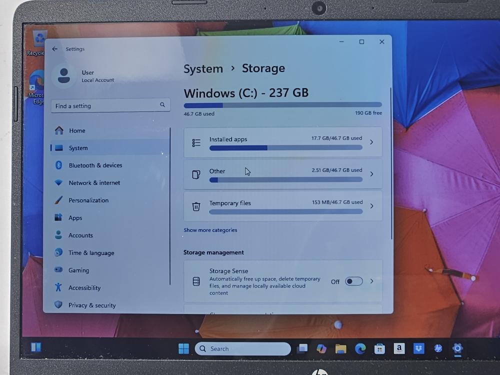 HP LAPTOP W/CHARGER (P14028608)