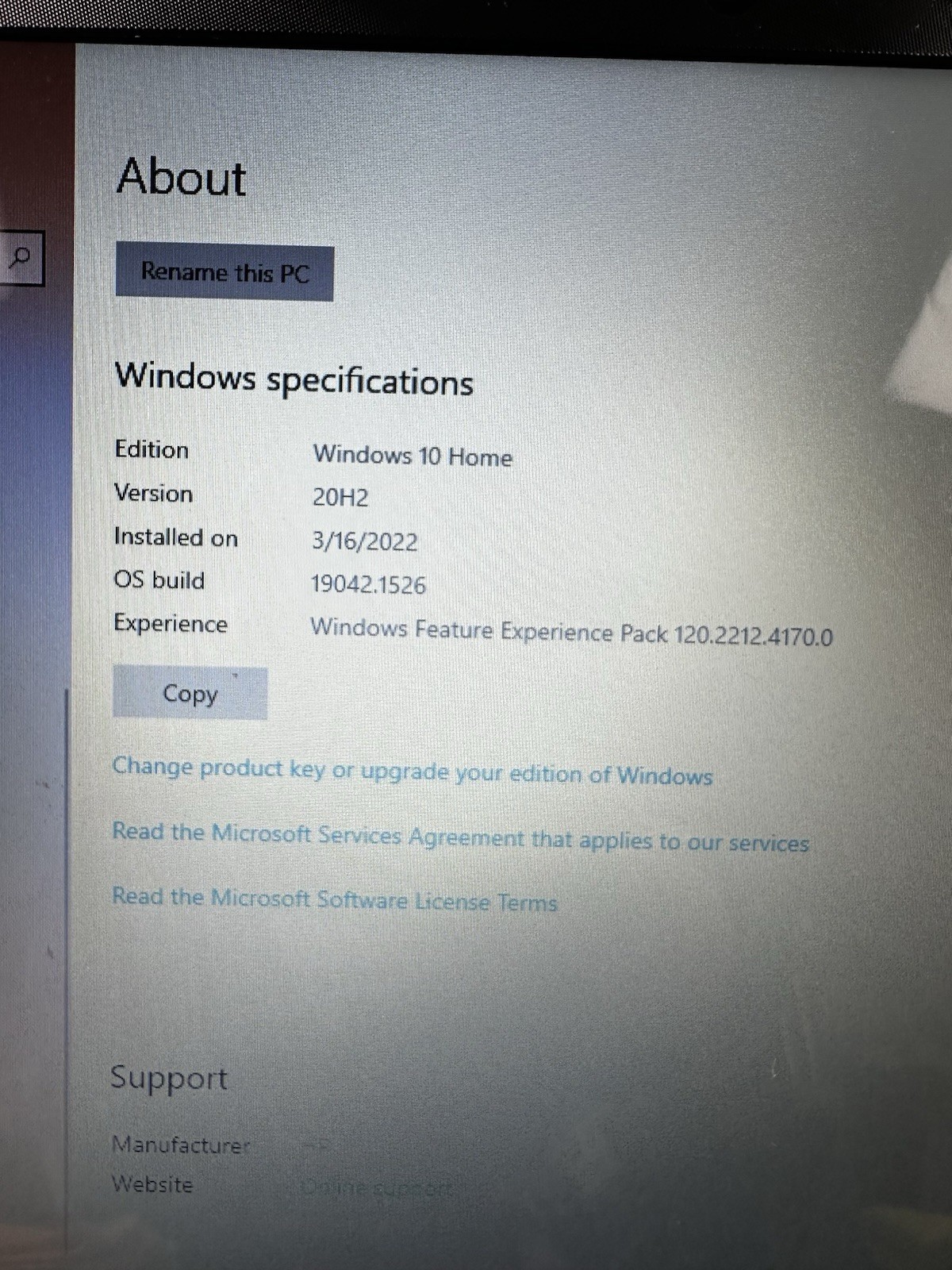 HP 15-db0011dx 15.6″ Laptop AMD A6-9225 R4 / 4GB RAM / 930GB HDD / Win 8 HOME