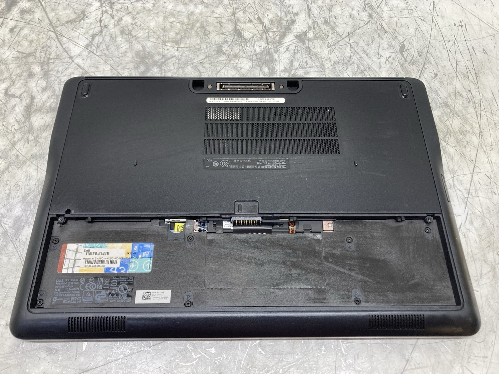Dell Latitude E7440 | i5-4300U 1.9GHz 8GB RAM No HDD | Boot to BIOS *NO BATTERY