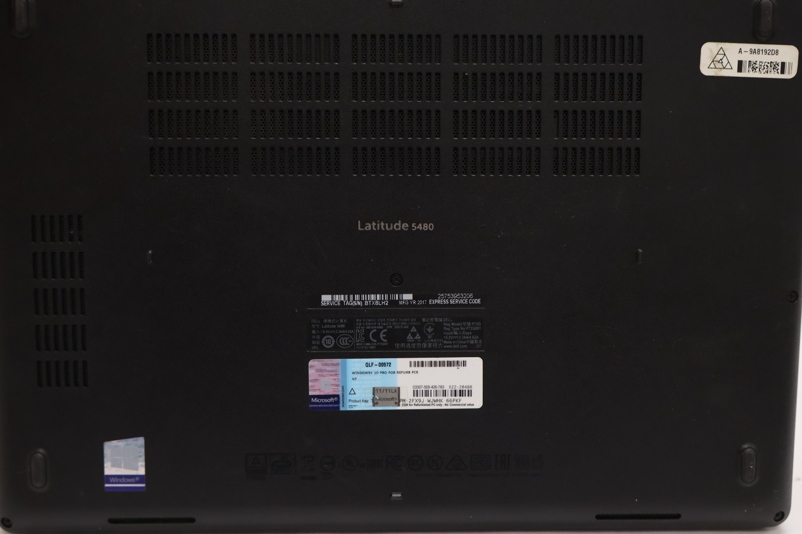 Dell Latitude 5480 i7-7820HQ 8GB Ram 500GB HDD Laptop Win 11 Pro Poor Battery