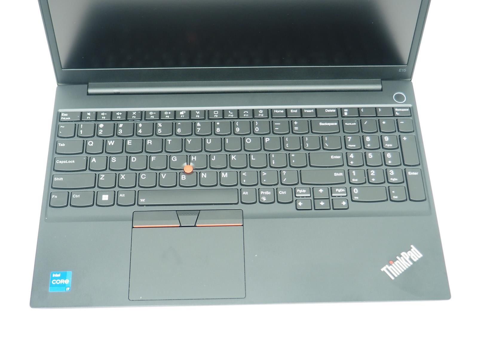 LENOVO THINKPAD E15 GEN 2 Intel Core i7-1165G7 2.80GHz 16GB RAM 512GB Grade B