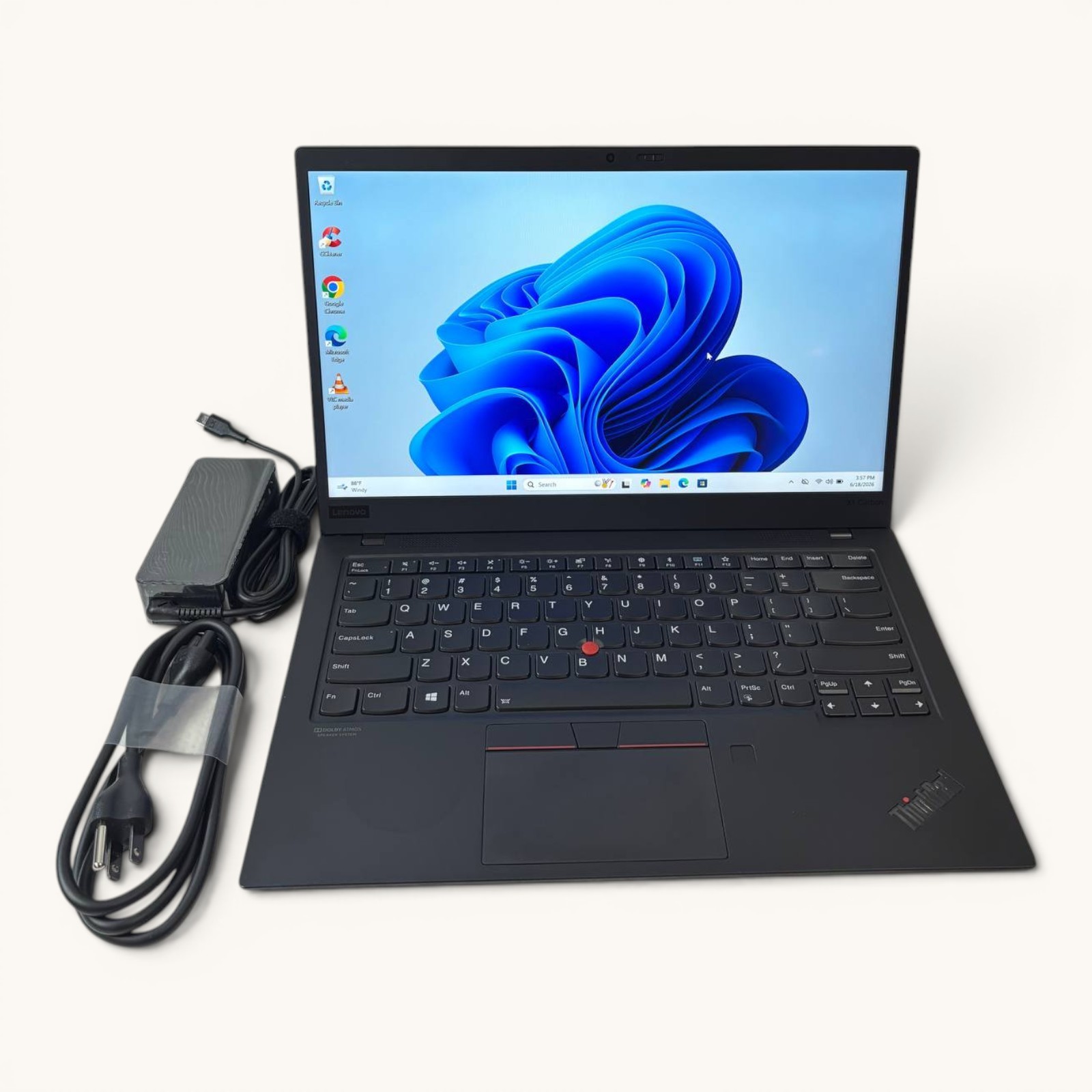 Lenovo X1 Carbon Gen 7th, I5 8th Gen, 1.6GHz, 16GB Ram, 256GB NVMe #97