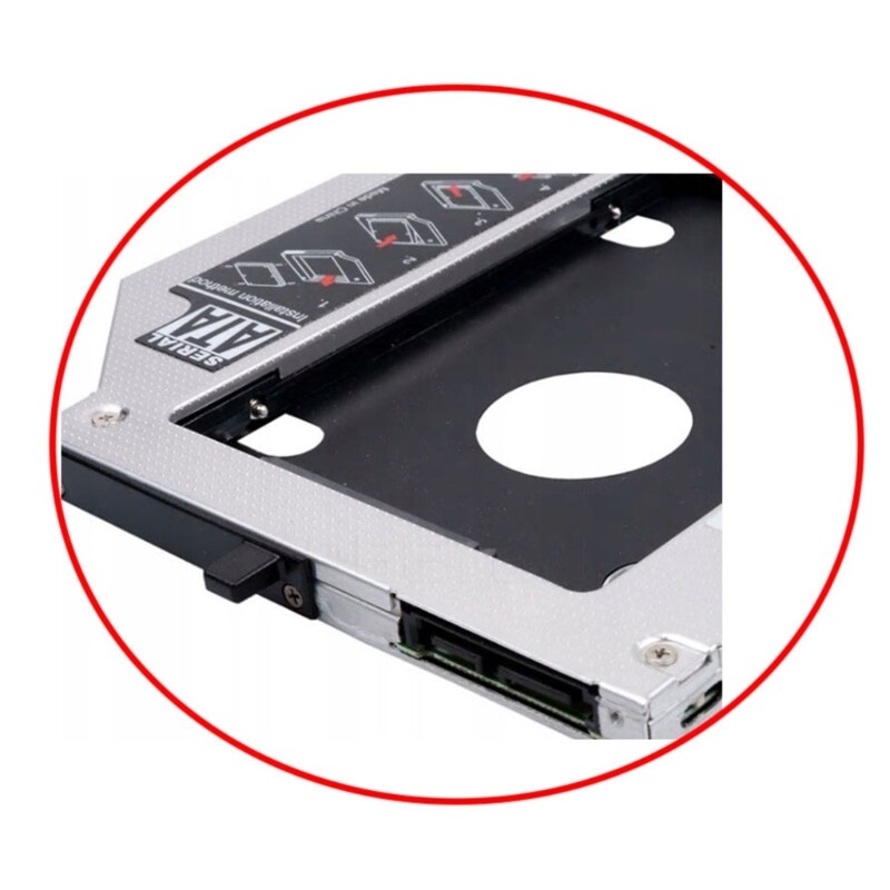 No Tools Needed 2.5 Inch SSD SSD Caddy for ThinkPad T500 W500 Series