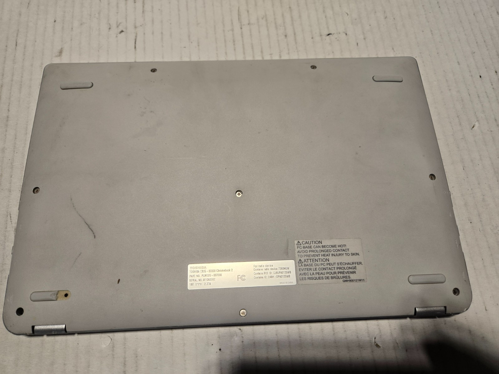 Toshiba CB35-C3300 Chromebook 2 13.3″ Celeron N2840 2GB RAM 16GB BT -Linux Ready