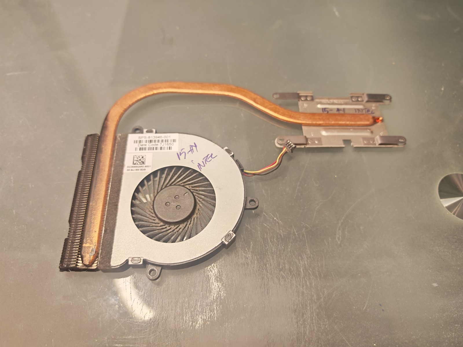 HP 15-AC 250 255 G4 15-AY FAN HEATSINK AT1EM0020R0 DC28000GAR0
