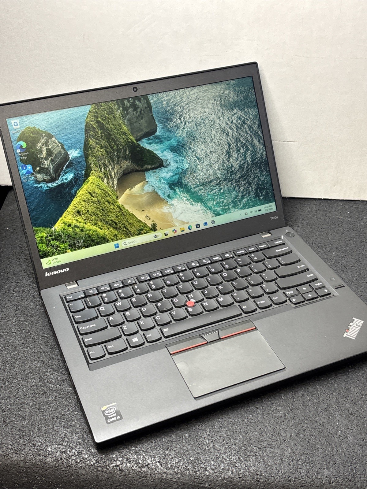 Lenovo ThinkPad T450s 14″ i5-5200U, 256GB SSD, 8GB RAM, FP Reader, Win 11 *NICE*