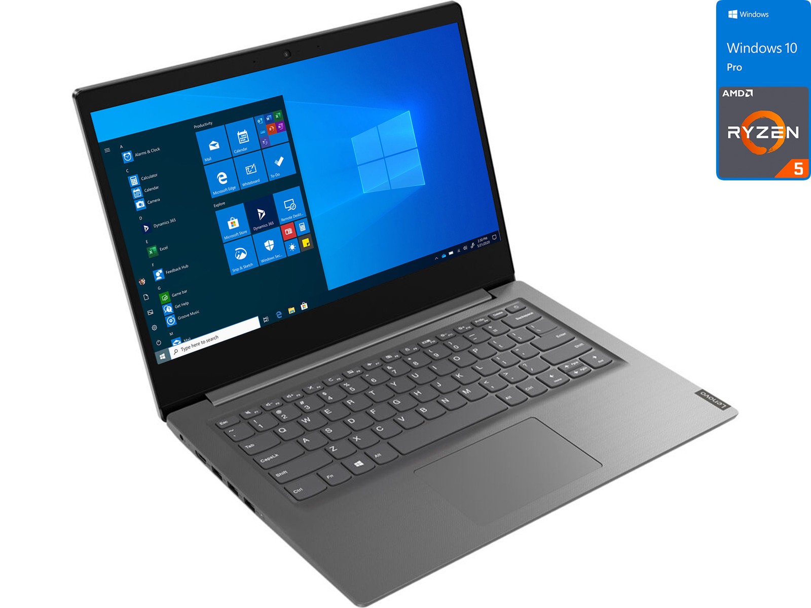 Lenovo V14, 14″ FHD, Ryzen 5 4500U, 20GB RAM, 512GB SSD, Windows 10 Pro