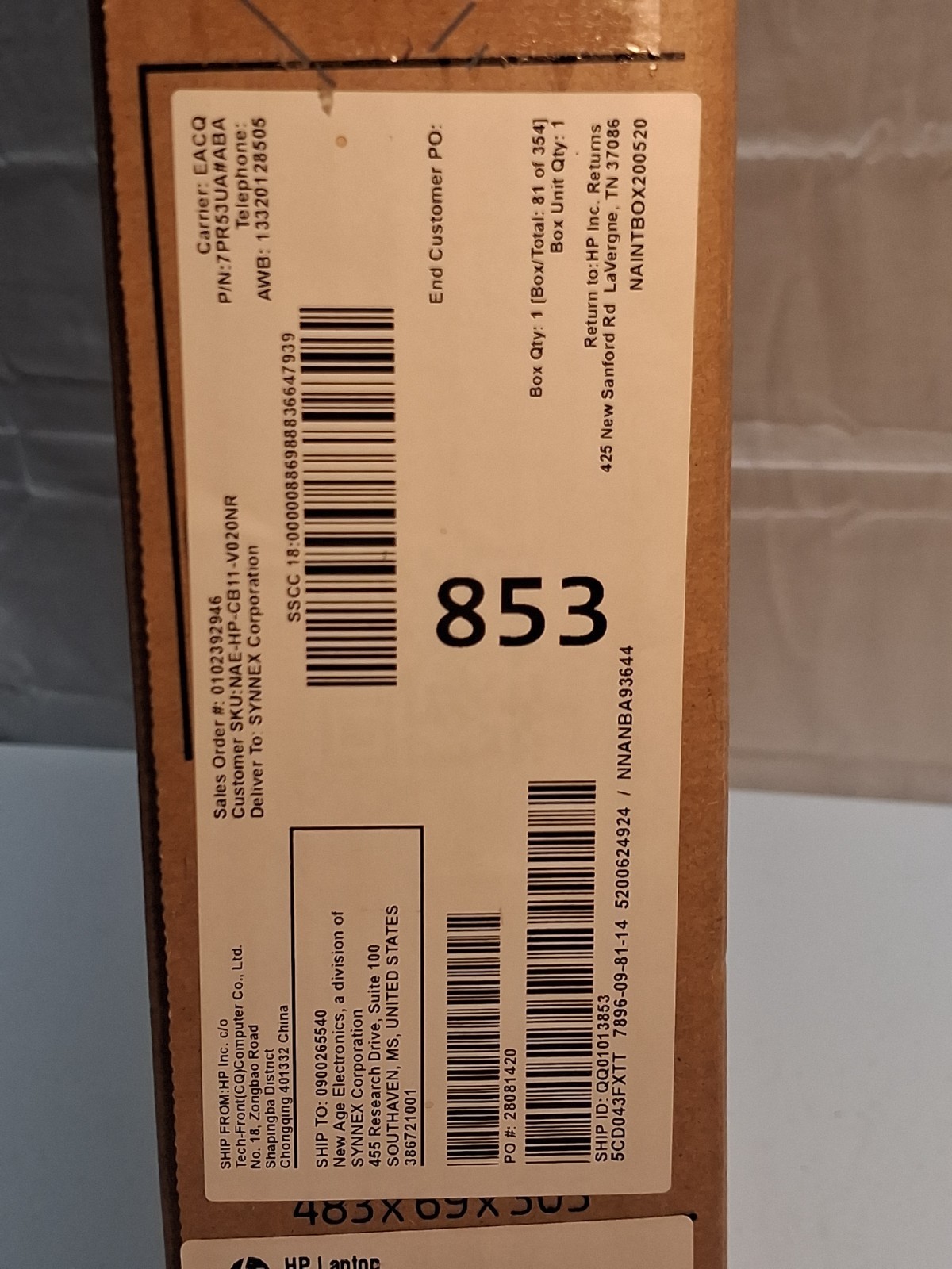 HP Laptop 15-dy1087nr 15.6″ Intel Core i7-1065G7 1.3 GHz 8GB RAM 256GB SSD – NEW