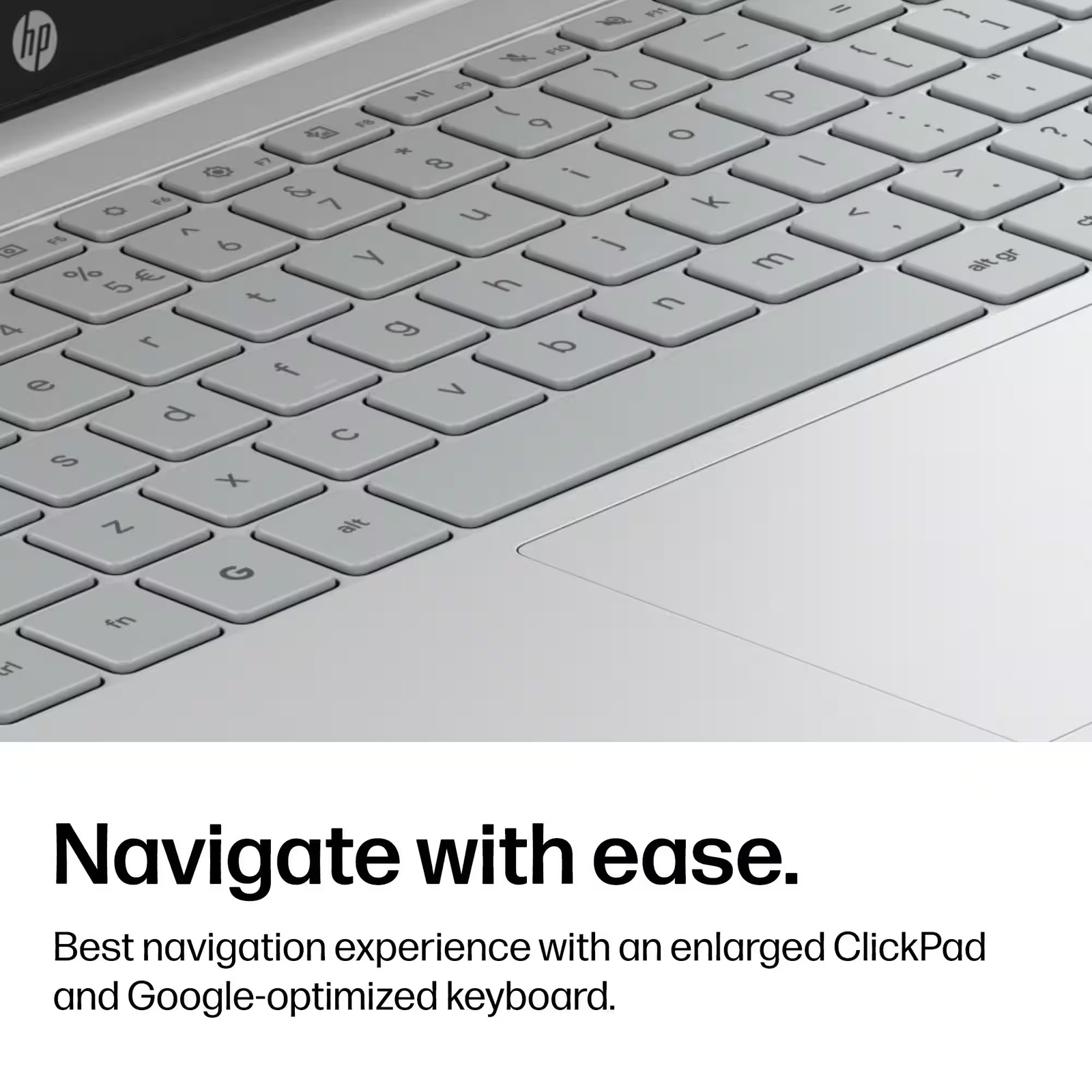 HP – 14″ 2K Touchscreen Chromebook Plus – Intel Core 3 N355 – 8GB Memory – 12…