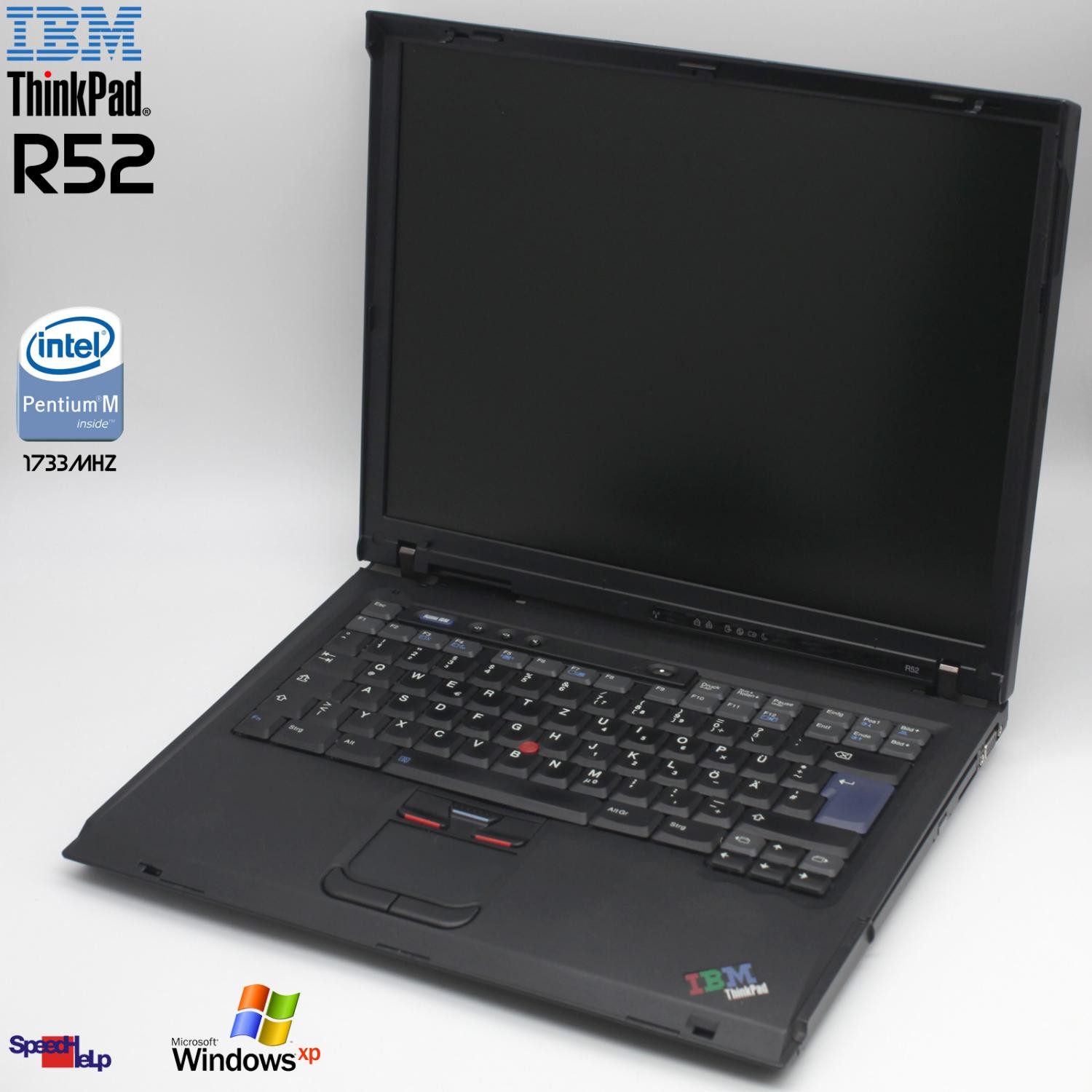 IBM ThinkPad R52 Intel Pentium M 1733MHz Laptop 1GB 60GB LPT Windows XP
