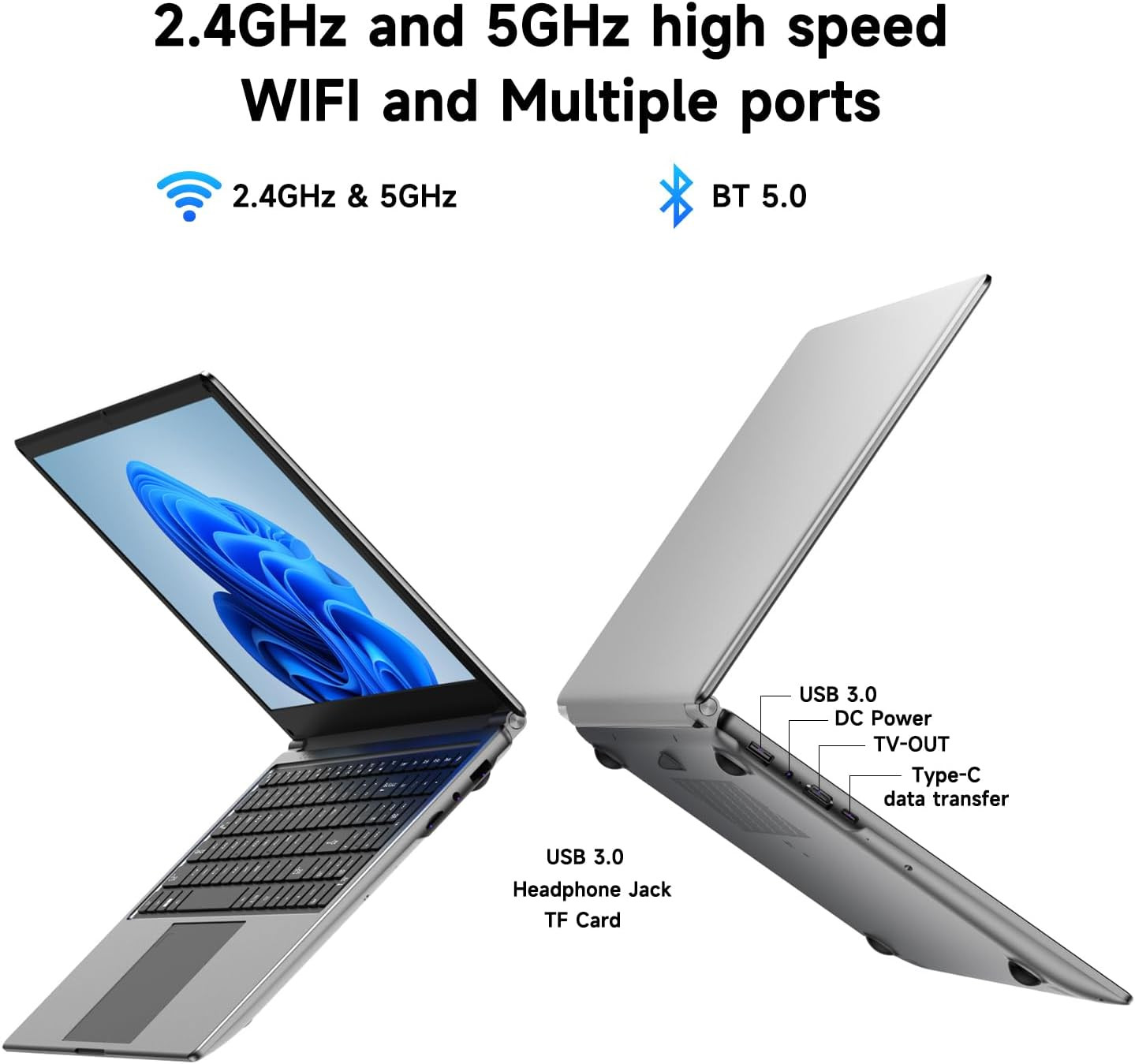 16 Inch Laptop Computer,8Gb RAM 256GB SSD Storage Laptop Pc,With AMD A9 Processo