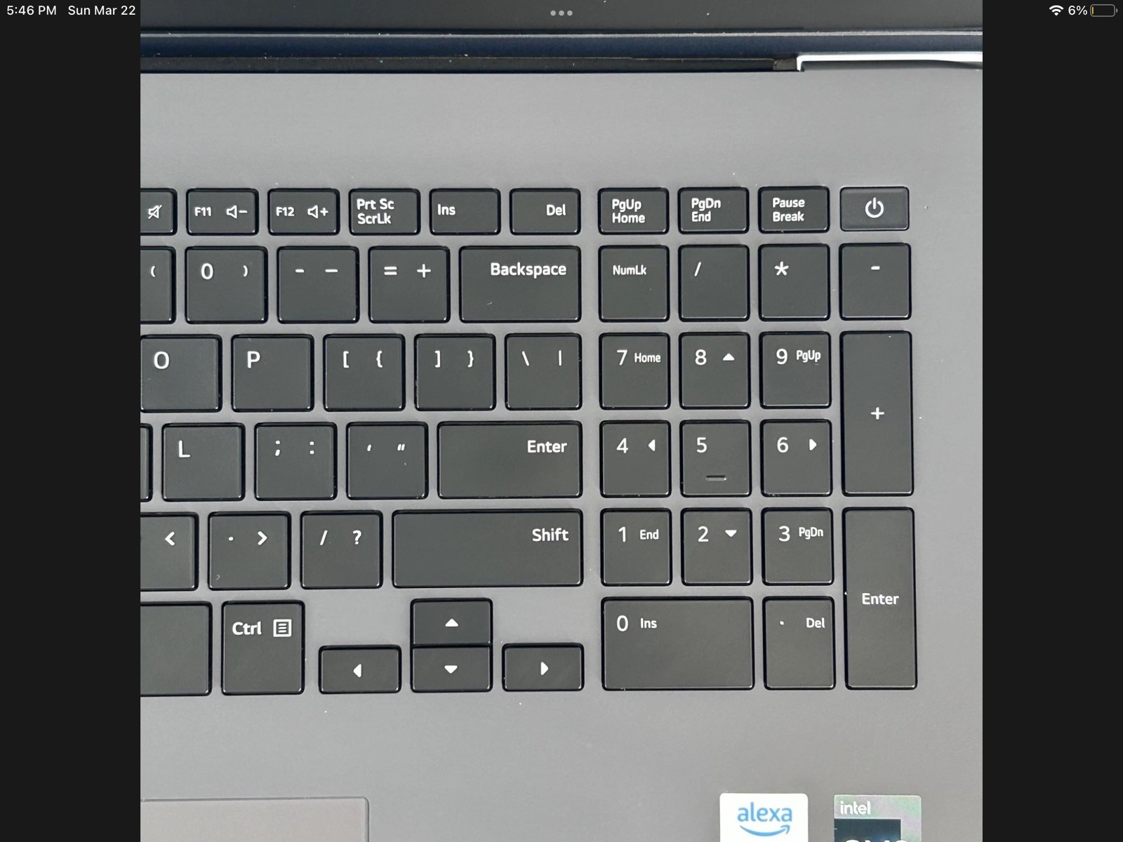 LG Gram 17 Gray QHD+ 2.1 GHz i7-1260P 16GB RAM 512GB SSD Good Condition