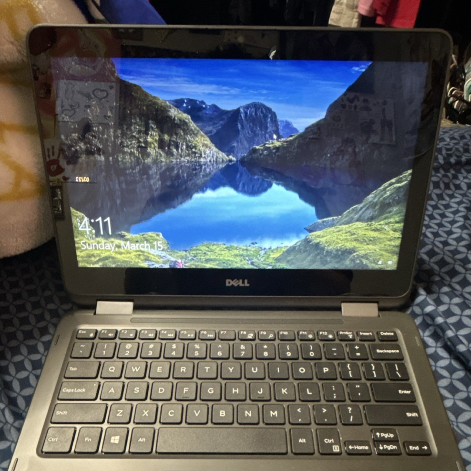 Dell Notebook Laptop Windows 10 Black 12″ Built-in Webcam Integrated Graphics