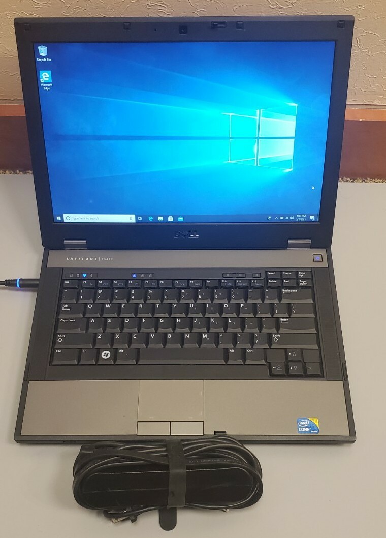Dell Latitude E5410 Core i5 M520 14″ 2.40GHz 4GB RAM 320GB HDD WEBCAM WIN 10