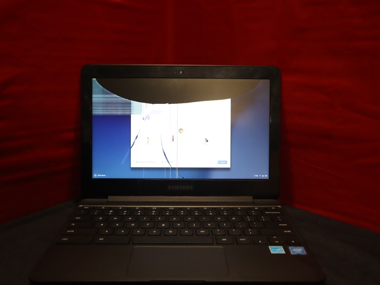 Samsung Chromebook 3Laptop – Black – XE500C13-K05US 2017 AS IS A04065132