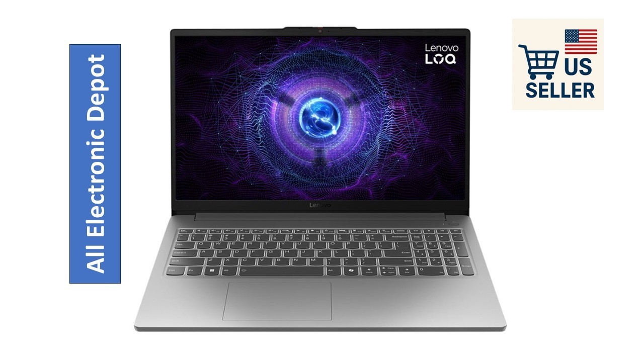 New Lenovo LOQ 15.6″ Gaming Laptop RTX 4050 6GB i5-12450HX 16GB 512GB Grey