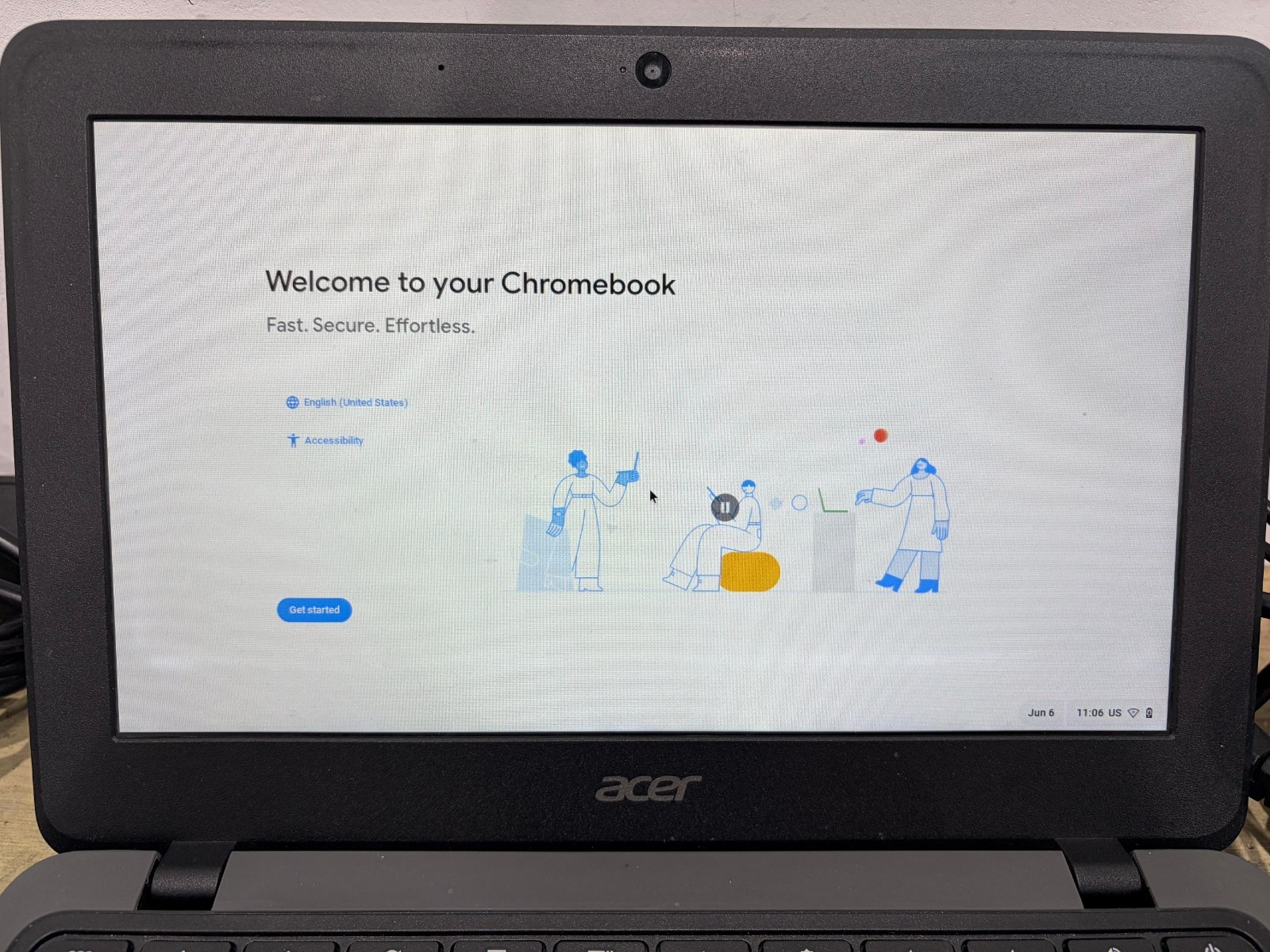 Acer Chromebook C733 Intel Celeron N4020 4GB, 32GB SSD. **READ**