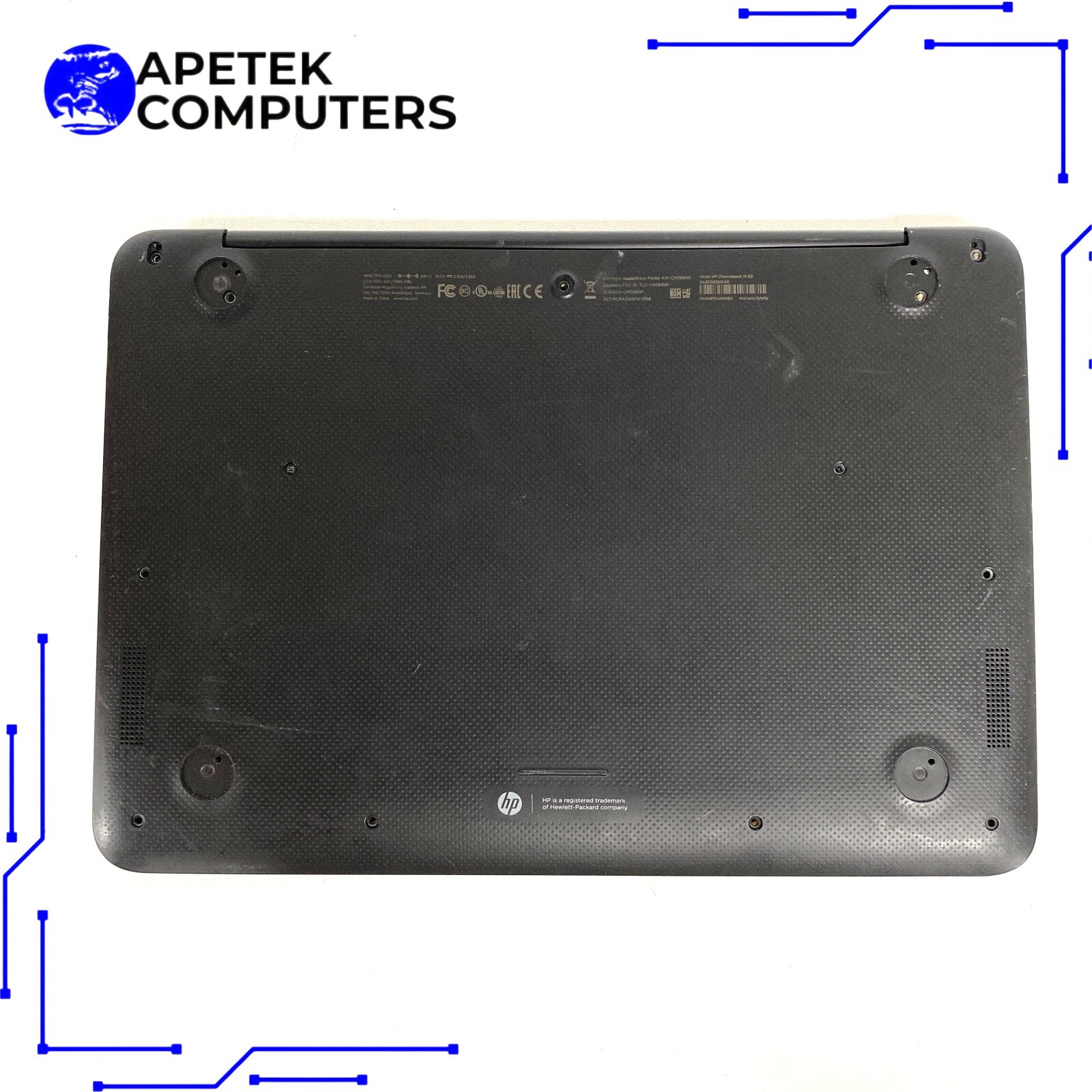 HP Chromebook 14 G3 Bare Bone | For parts, repair, or fix | No motherboard
