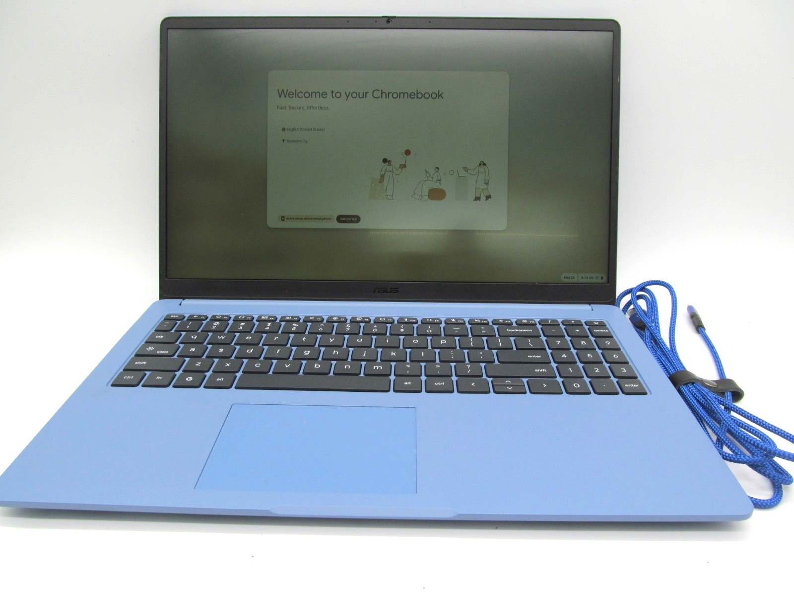 ASUS Chromebook CX1505CKA Intel Celeron 15.6″ FHD 4GB RAM 128GB SSD Blue HDMI