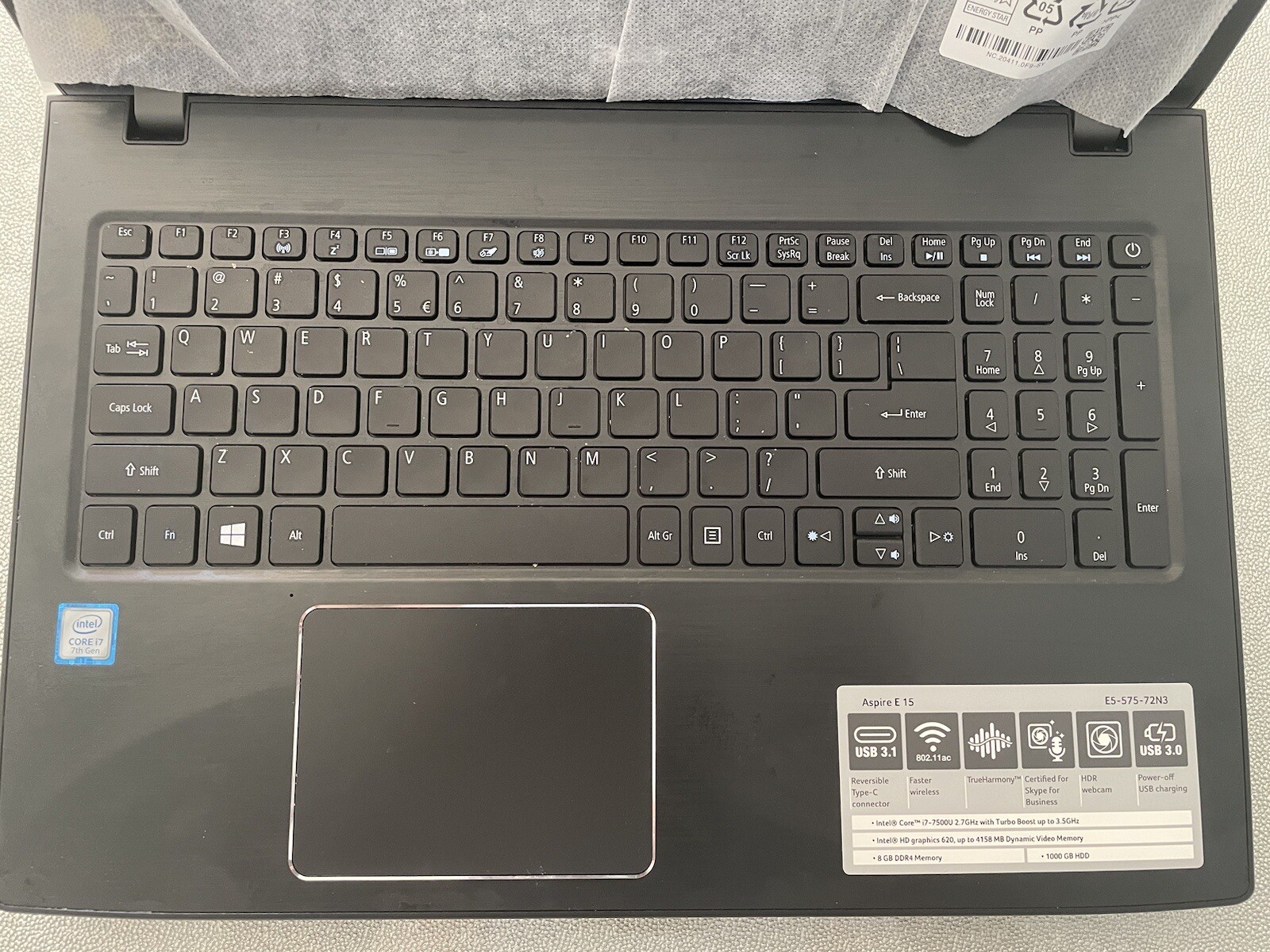 Acer Aspire E15 High Performance 15.6” FHD Laptop Computer, Intel Core i7-7500U