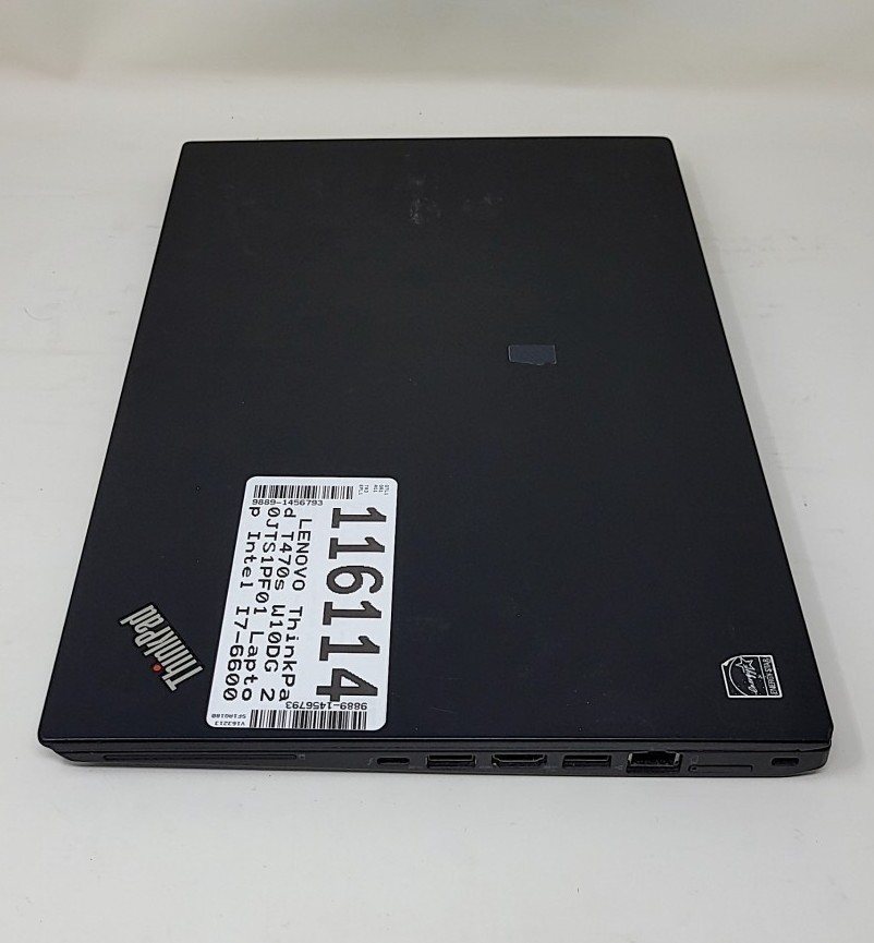 LENOVO ThinkPad T470s W10DG 20JTS1PF01 Laptop Intel I7-6600U 4GB SEE NOTES