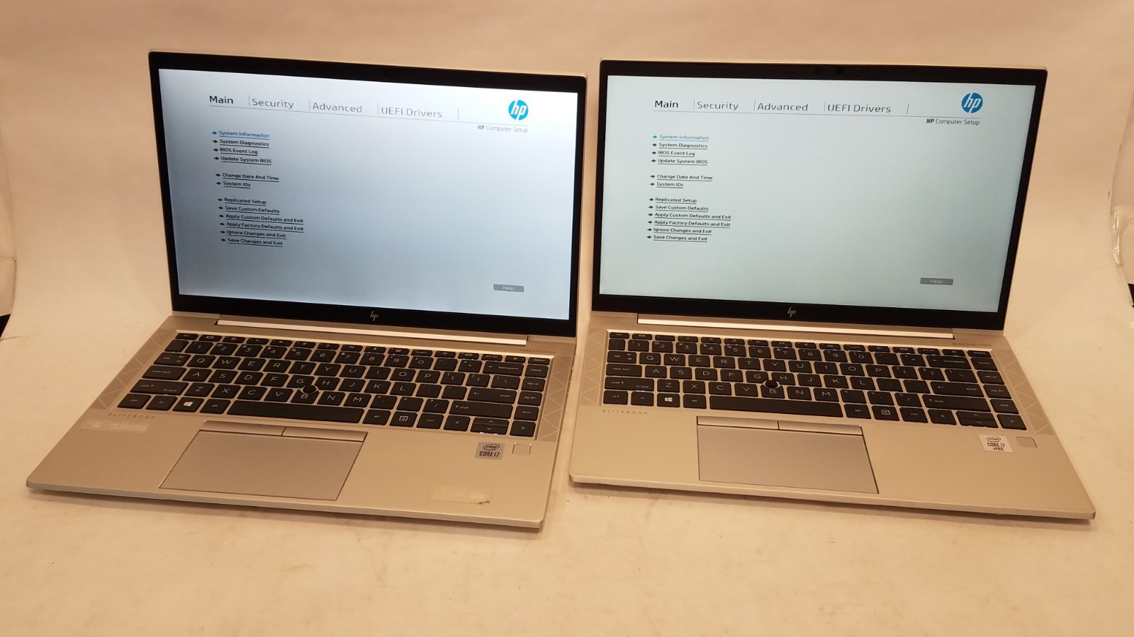 HP EliteBook 840 G7, 14-inch, i7 10th Gen CPU, 16GB RAM, 512GB NVMe, Lot of 4