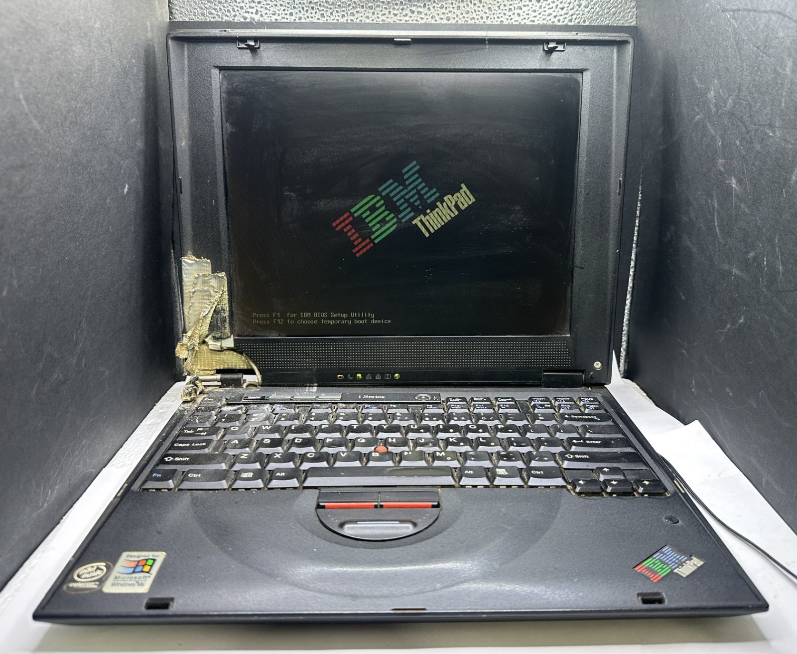 LENOVO THINKPAD iSERIES LAPTOP, 4.64GB, 12″, TYPE 1161, NO CHARGER, AS-IS